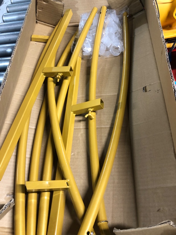 Photo 1 of ***NOT FUNCTIONAL - MISSING PARTS - CANNOT BE ASSEMBLED - FOR PARTS***
Loninak 6.7FT(2M) Round Backdrop Stand, Wedding Arch, Metal, Gold