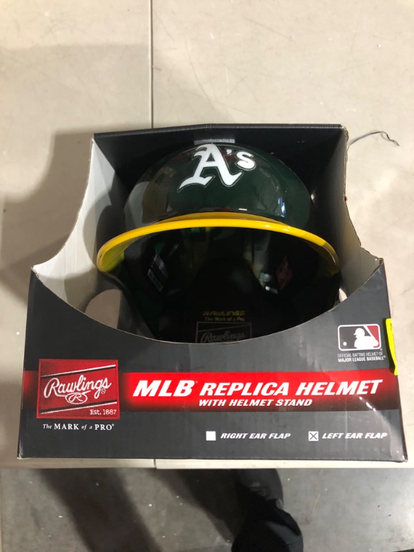 Photo 3 of Rawlings Official MLB Mach Pro Replica Baseball Batting Helmet Series Atlanta Braves