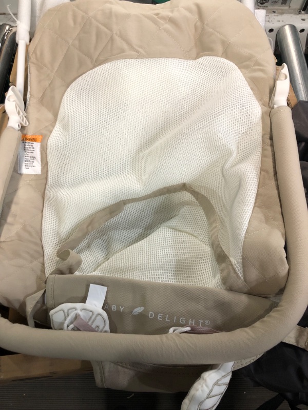 Photo 2 of **SEE NOTES**
Baby Delight Alpine Deluxe Portable Bouncer, Infant, 0-6 Months, 100% GOTS Certified Cotton Fabrics, Organic Oat