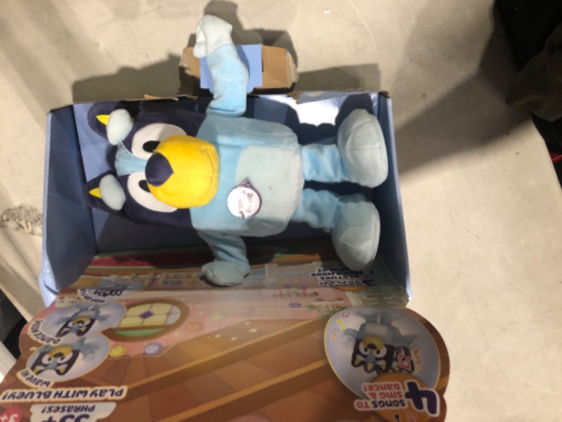 Photo 2 of Bluey Dance and Play 14" Animated Plush | Over 55 Phrases and Songs, Multicolor