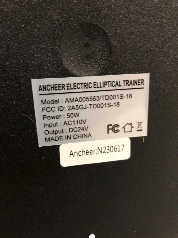 Photo 4 of **NEW** TESTED POWERS ON  ANCHEER Under Desk Elliptical Machine, Pedal Bike Exerciser, Electric Under Desk Elliptical Machine Trainer with Built in Display Monitor Quiet & Compact Exercise Equipment 