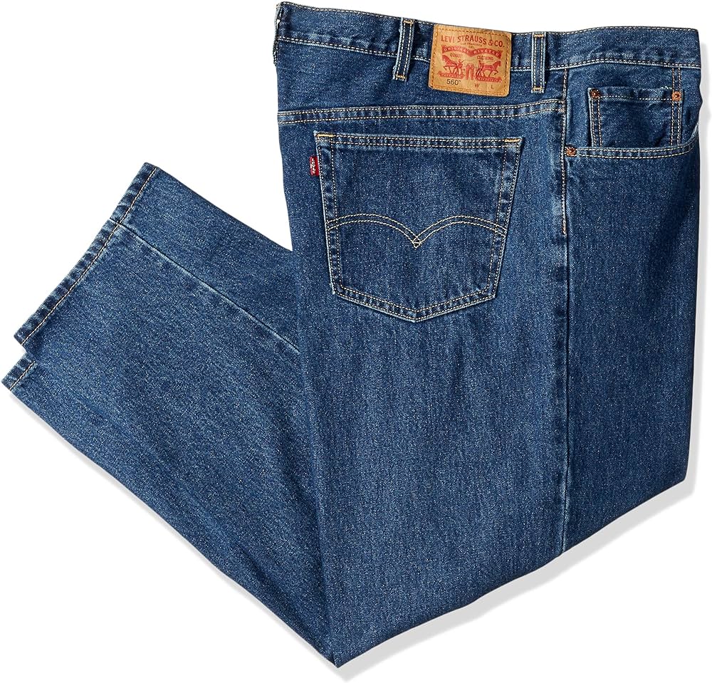 Photo 1 of NEW PRIOR  Levi' Big & Tall Men's Big-Tall 560 Comfort Fit Jean, Dark Stonewash W31 L30