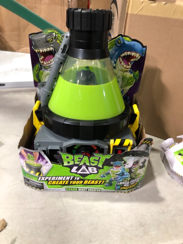 Photo 2 of Beast Lab – Shark Beast Creator. Add Ingredients & Follow The Experiment's Steps to Create Your Beast! with Real Bio Mist & 80+ Lights, Sounds and Reactions – Shark Style May Vary Sharks