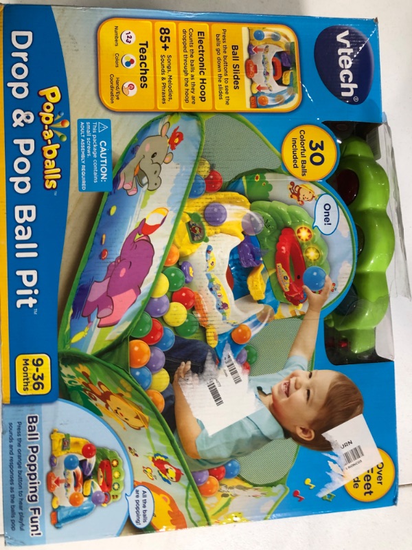 Photo 3 of [FOR PARTS, READ NOTES]
NEW PRIOR VTech Pop-a-Balls Drop and Pop Ball Pit, Green