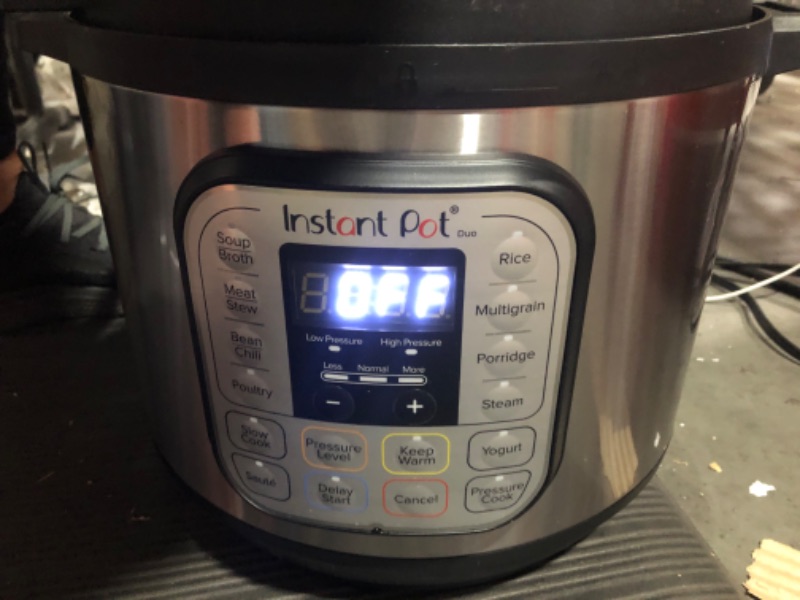 Photo 2 of ***DAMAGED - SEE PICTURES - HAS A STRONG SMELL***
Instant Pot Duo 7-in-1 Electric Pressure Cooker, 8qt