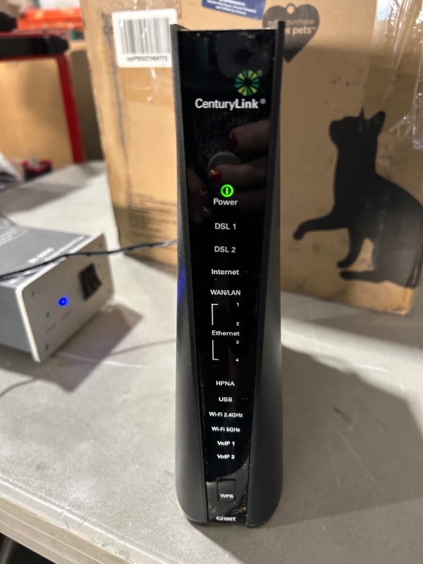 Photo 3 of CenturyLink Prism TV Technicolor C2100T 802.11AC Modem Router Gigabit DSL Fiber 2.4/5GHz (Renewed)