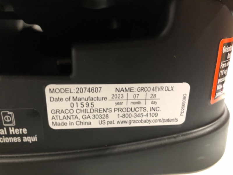 Photo 4 of Graco Fairmont 4ever DLX 4-in-1 Car Seat