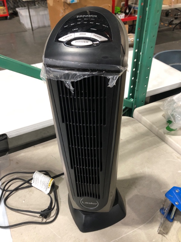 Photo 2 of **UNTESTED**
Lasko 5160 Portable Electric 1500 Watt Room Oscillating Ceramic Tower Space Heater