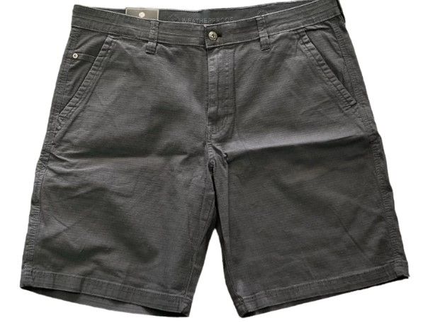 Photo 1 of 2 PACK
WP Weatherproof Men's 5 Pocket Ripstop Trail Utility 10" Inseam Short (DARK TAN/Grey Shadow, 38)