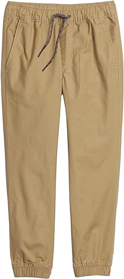 Photo 1 of 2 PACK - GAP Boys' Everyday Jogger - M (tan & shadow grey)
