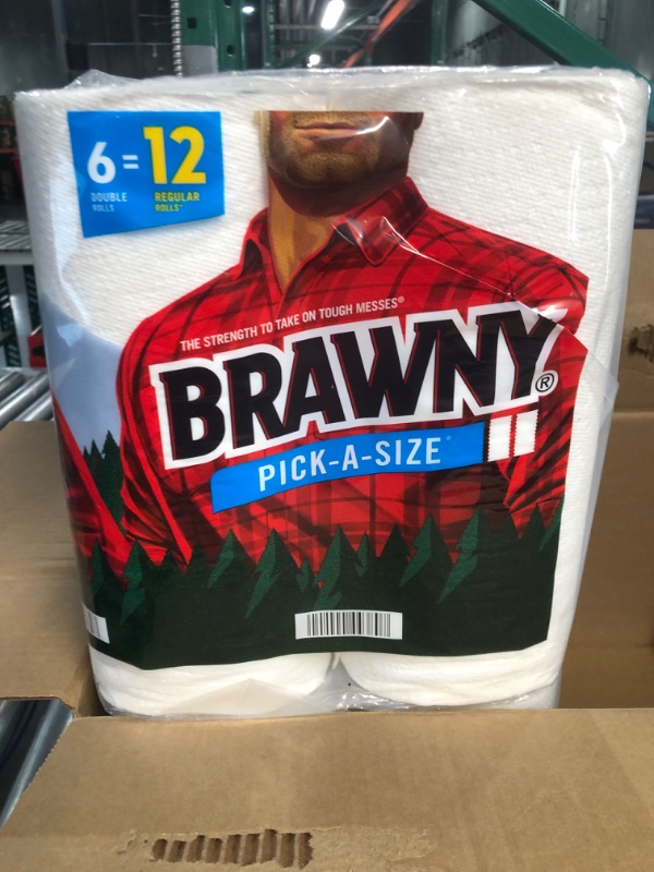 Photo 4 of Brawny® Pick-A-Size® Paper Towels, 12 Double Rolls = 24 Regular Rolls