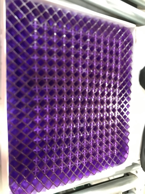 Photo 2 of Purple Royal Seat Cushion - Seat Cushion for The Car Or Office Chair - Temperature Neutral Grid