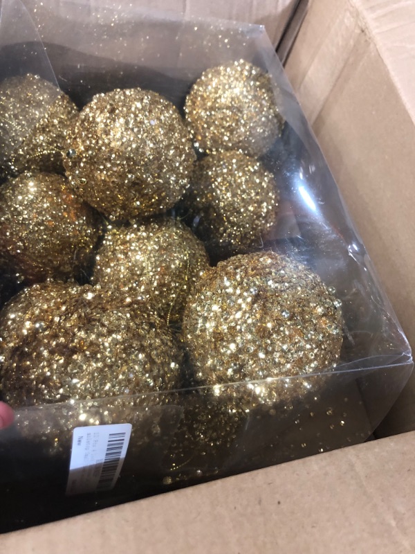 Photo 2 of 12 Pcs 4 Inch Large Christmas Ball 