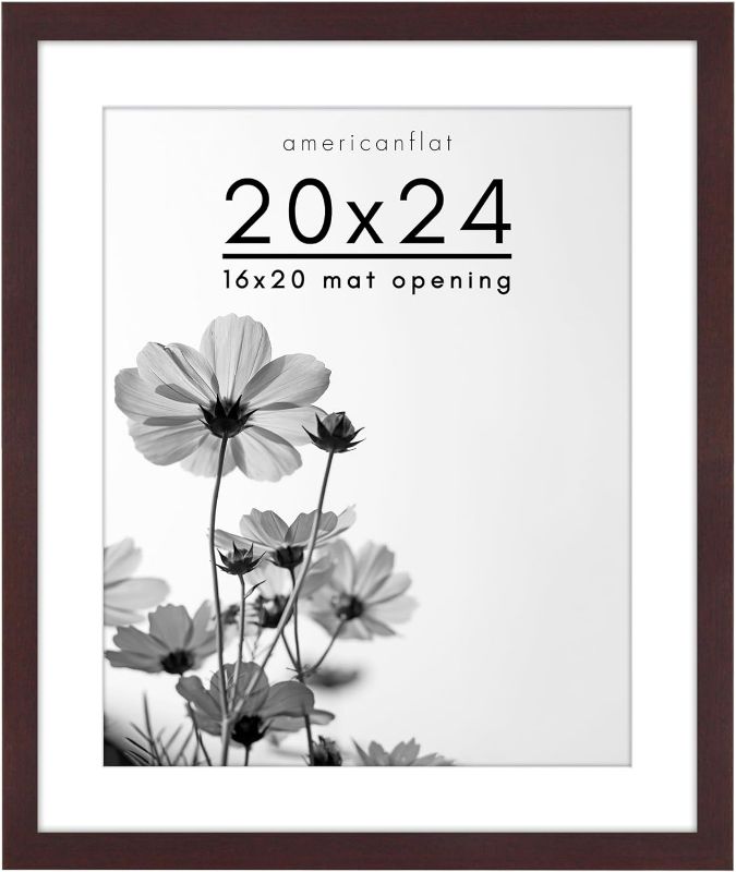 Photo 1 of  20x24 Picture Frame in Mahogany - 