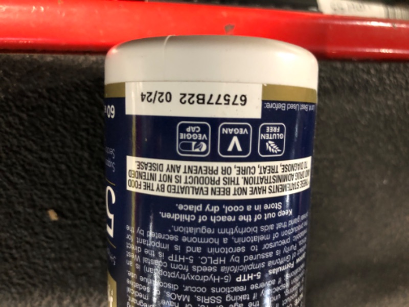 Photo 2 of Jarrow Formulas 5-HTP - 60 Veggie Capsules - Supports Melatonin Production & Serotonin Synthesis - Dietary Supplement May Support Mental Health & Sleep - 60 Servings (Packaging may vary)