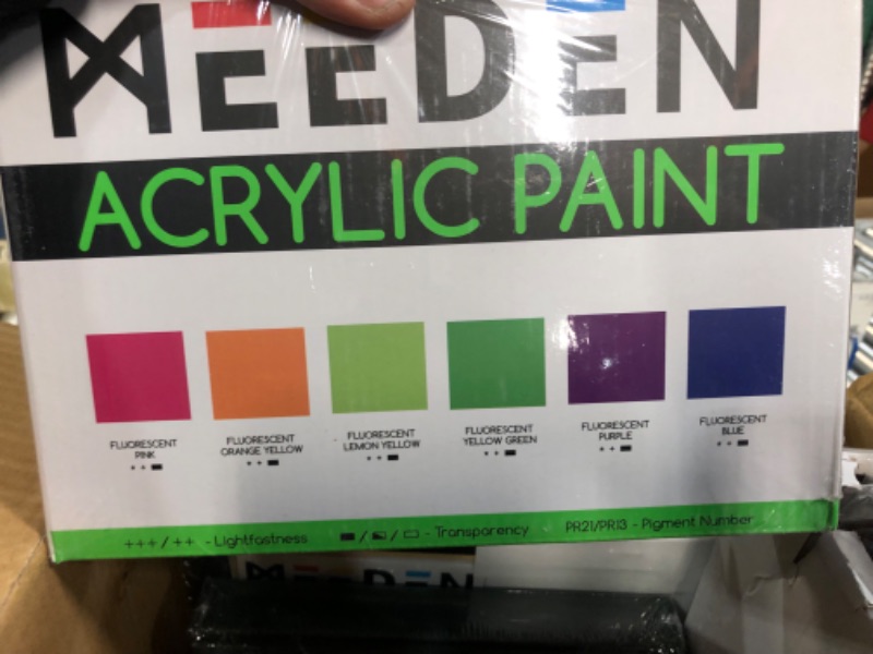 Photo 3 of *** stock photo**** see picturesMEEDEN Acrylic Painting Kit,