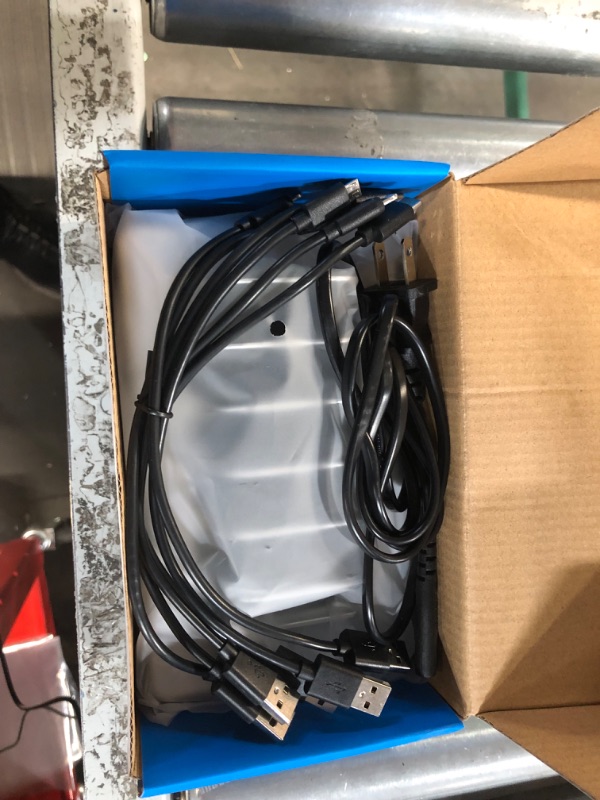 Photo 1 of Charging Station for Multiple Devices - 6 Port Fast Charging Station for iPhone iPad Android and Tablet - Multi Charging Station - Phone Charging Station with 6 Mixed Cables Included(UL Certified) silver