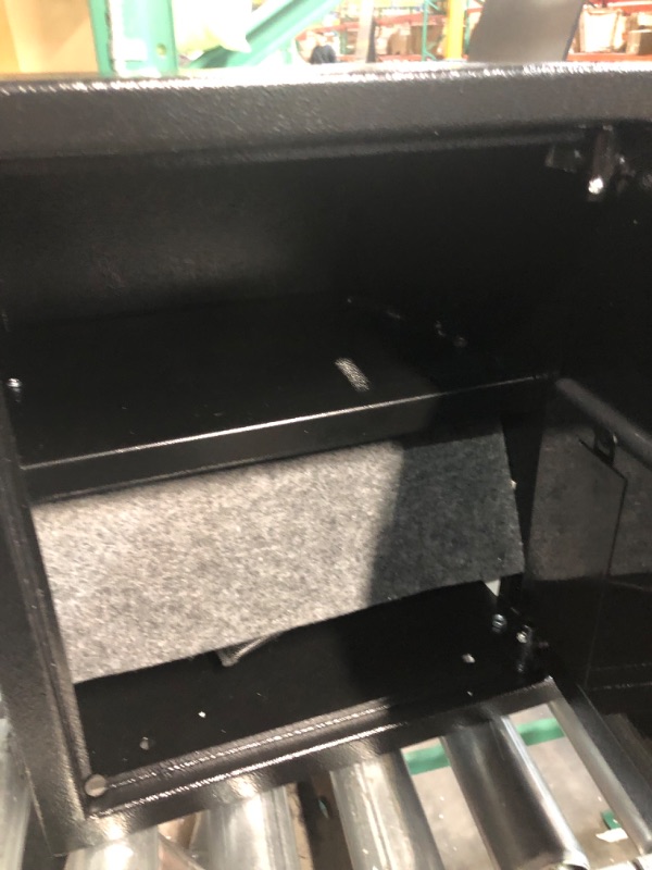 Photo 1 of Voncabay Money Safe Box for Home with Sensor Light & Fireproof Money Bag, Security Safe Box for Money Safe with Keys & Pass Code, 1.5 Cubic Feet Lock Box Fireproof Safe with Digital Keypad 1.5 Cubic Feet Black