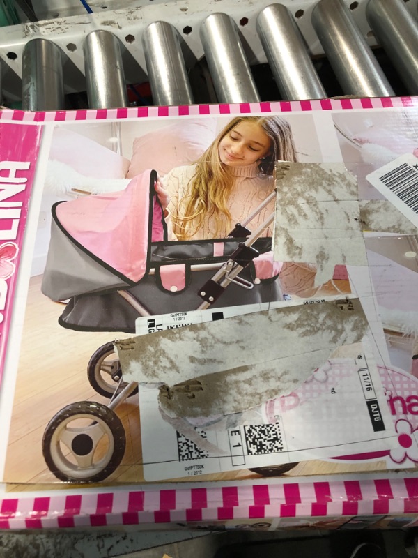 Photo 3 of Bambolina: Doll Pram - Adjustable Canopy, Kids Pretend Play, Ages 3+