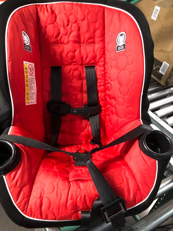 Photo 2 of Disney Baby Onlook 2-in-1 Convertible Car Seat, Rear-Facing 5-40 pounds and Forward-Facing 22-40 pounds and up to 43 inches, Mouseketeer Mickey