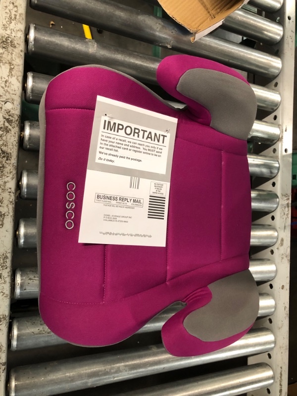 Photo 1 of Cosco Topside Booster Car Seat - Easy to Move, Lightweight Design (Magenta)