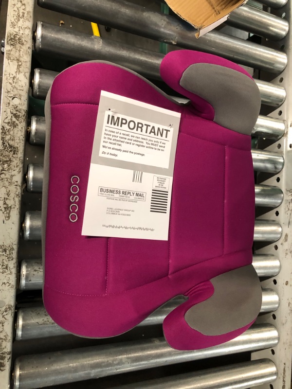 Photo 4 of Cosco Topside Booster Car Seat - Easy to Move, Lightweight Design (Magenta)