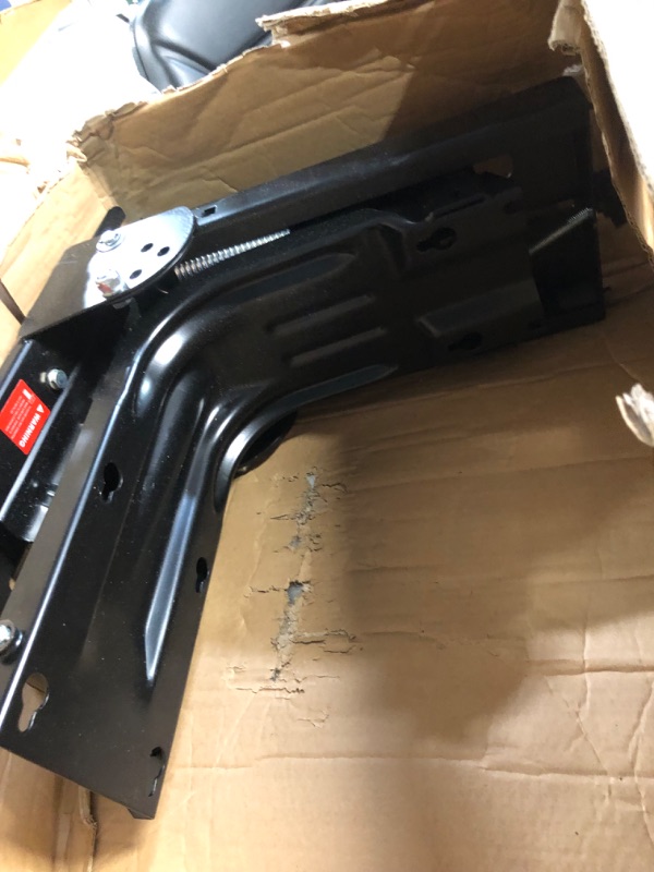 Photo 1 of Aftermarket Ford Black Universal Tractor Seat with Full Suspension and Adjustable Angle Base