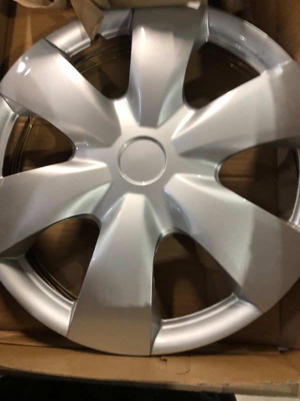 Photo 3 of MARROW One Wheel Cover Hubcap Fits 2007-2011 Toyota Camry; 16 Inch; 6 Spoke; Silver