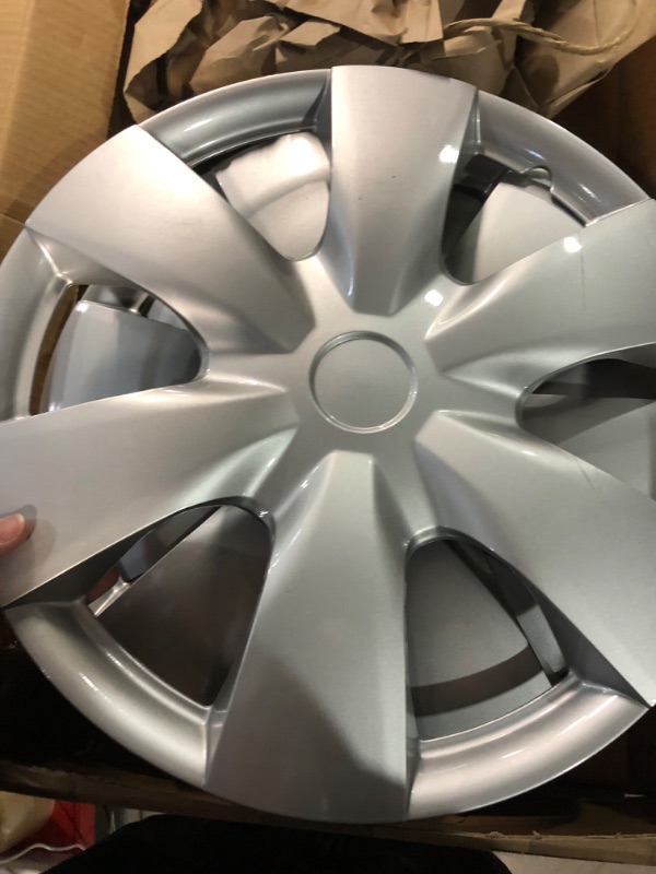 Photo 2 of MARROW One Wheel Cover Hubcap Fits 2007-2011 Toyota Camry; 16 Inch; 6 Spoke; Silver