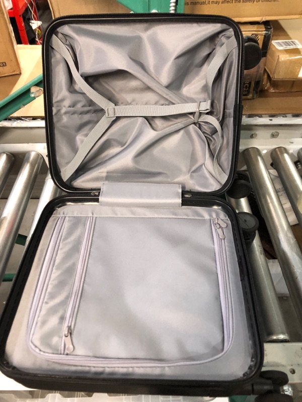 Photo 2 of Hanke Underseat Luggage,14 Inch Mini Carry On Luggage Lightweight Hardside PC Suitcase 