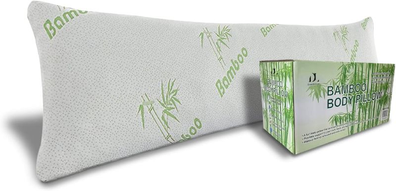 Photo 1 of Queen Size Bamboo Pillow – Premium Bamboo, Cooling Shredded Memory Foam 