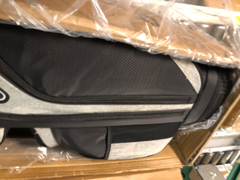 Photo 1 of 14 Way Golf Cart Bag for Push Bag Classy Design Full Length with Cooler, Rain Hood, Putter Well Black