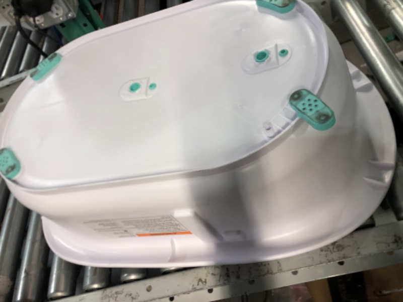 Photo 4 of 4-in-1 Grow-with-Me Bath Tub by Frida Baby Transforms Infant Bathtub to Toddler Bath Seat with Backrest for Assisted Sitting in Tub