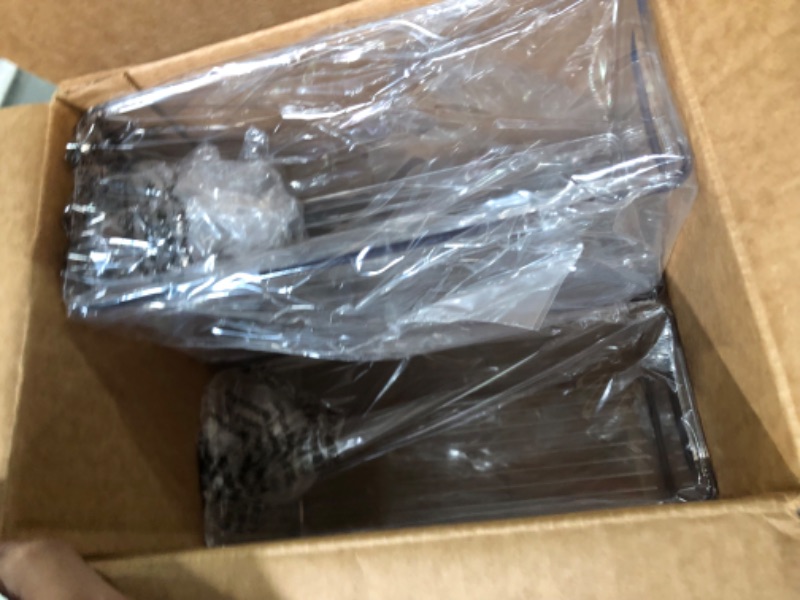 Photo 1 of iDesign 4-Piece Recycled Plastic Small Stackable Kitchen Organizer Bin with Integrated Handles for Kitchen, Fridge, Freezer, Pantry & Cabinet Organization, The Linus Collection - 10" x 4" x 5", Clear