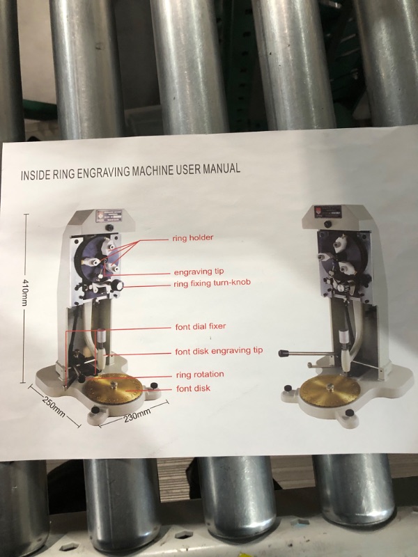 Photo 2 of VBENLEM Ring Engraver for Rings Inner Engraving Inside Ring Engraving Machine 