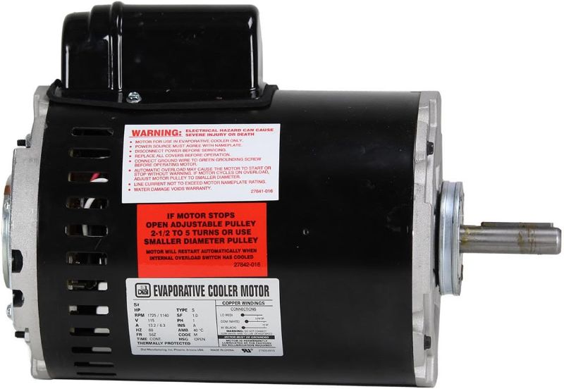 Photo 1 of Dial Manufacturing 2395 Speed Motor for Single Inlet Cooler