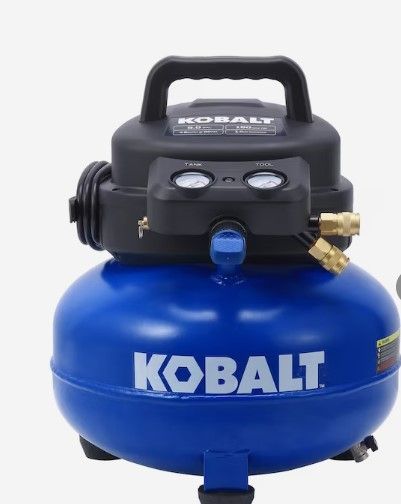 Photo 1 of ***PARTS ONLY NON REFUNDABLE*** Kobalt 6-Gallons Portable 150 Psi Pancake Air Compressor