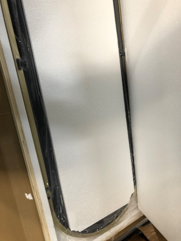 Photo 1 of ZMYCZ Arched Floor Mirror, 65"x22" Full Length Mirror, Standing Mirror Hanging 