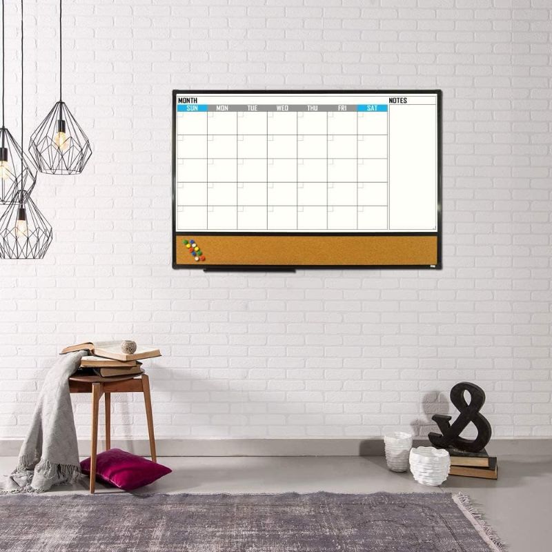 Photo 1 of XBoard Dry Erase Calendar Whiteboard 48 X 36 - Combo White Board Calendar Monthly