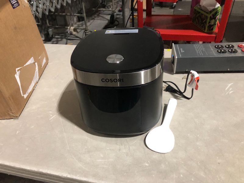 Photo 3 of ***POWERS ON - UNABLE TO TEST FURTHER***
COSORI Rice Cooker Maker 18 Functions, Stainless Steel Steamer, Warmer, Slow Cooker, Sauté, 1000w, 10 Cup