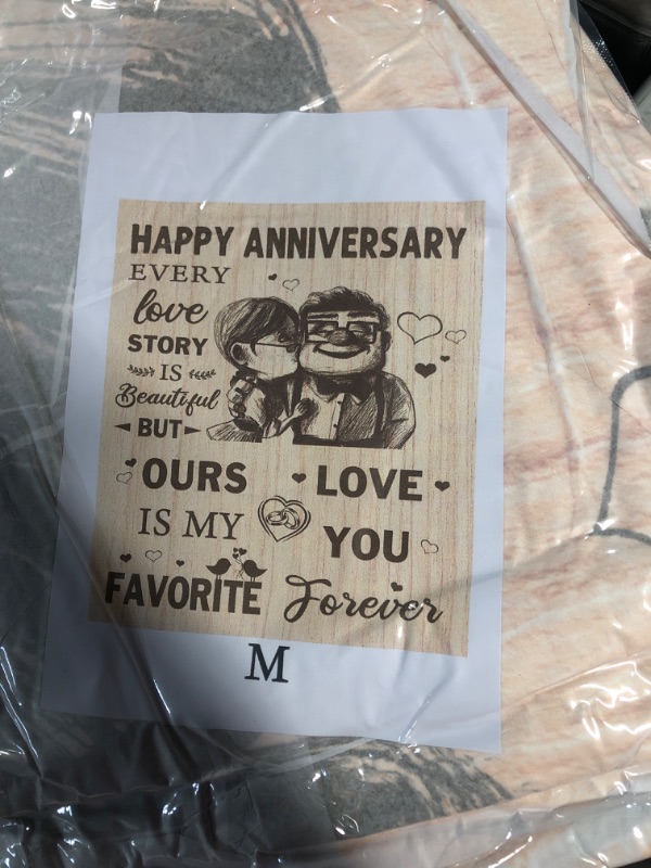 Photo 4 of IEFULLYEE Anniversary Wedding Gifts for Him Her Couple Romantic Anniversary Blanket 60*50in