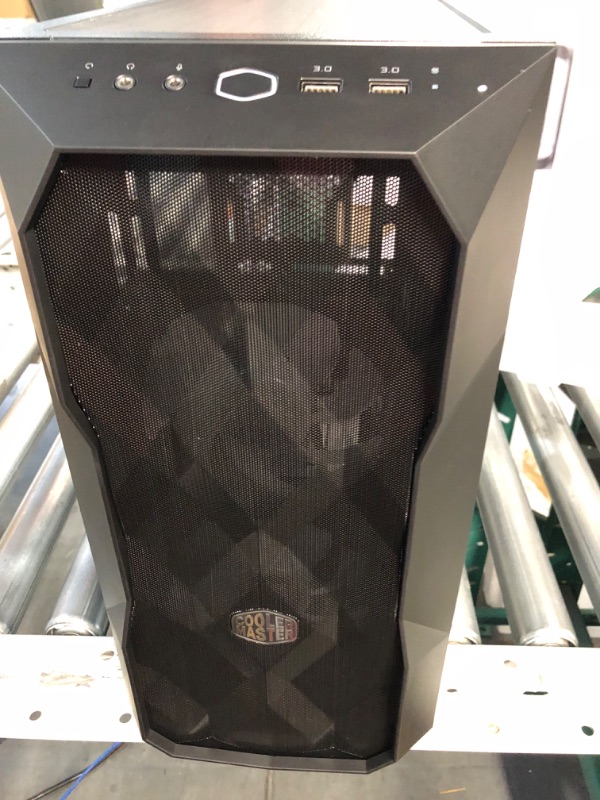 Photo 2 of Cooler Master TD300 Mesh White Micro-ATX Tower with Polygonal Mesh Front ana Removable 