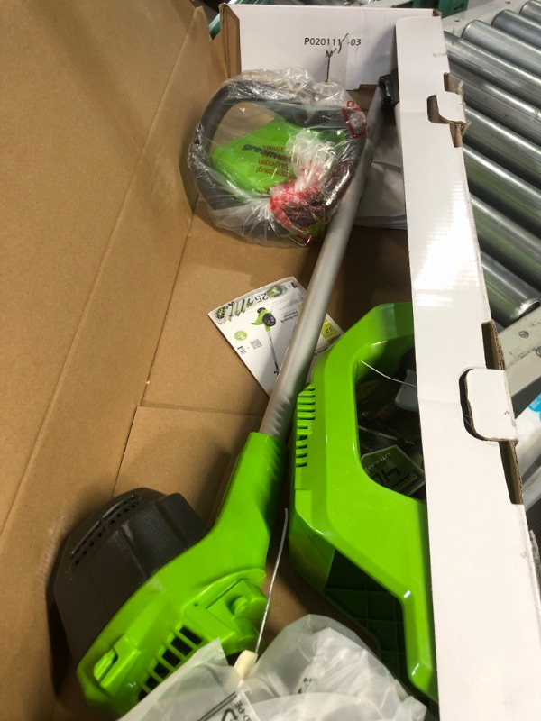 Photo 2 of **SEE NOTES**
Greenworks G-Max 40V 12-Inch Cordless String Trimmer