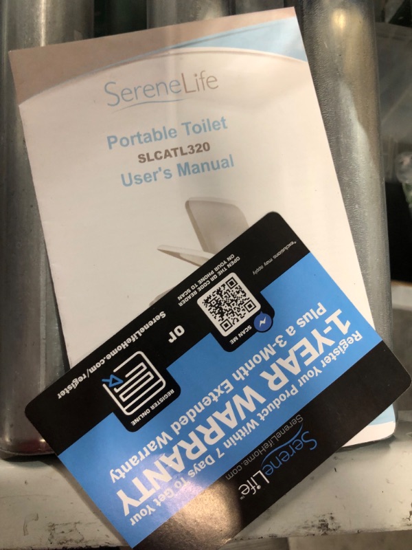 Photo 5 of *** USED ***SereneLife Portable Toilet with Carry Bag  – 5.3 Gallon Large Waste Tank