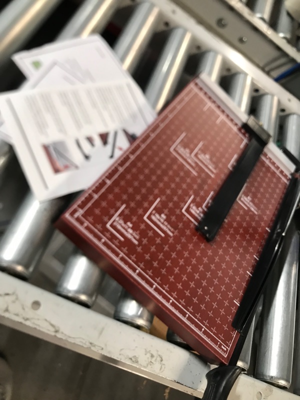 Photo 1 of P@B PBell A4 Paper Cutter, Trimmer Guillotine Cutting Length with Safety Blade Lock (Brown)