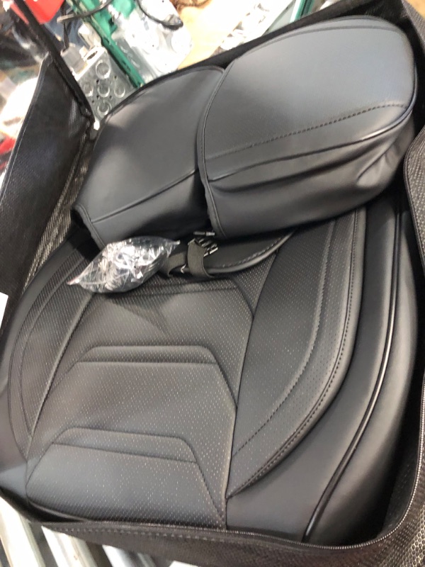 Photo 5 of ***STOCK PHOTO FOR REFERENCE ONLY*** TIEHESYT Black Car Seat Covers Full Set