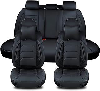 Photo 1 of ***STOCK PHOTO FOR REFERENCE ONLY*** TIEHESYT Black Car Seat Covers Full Set