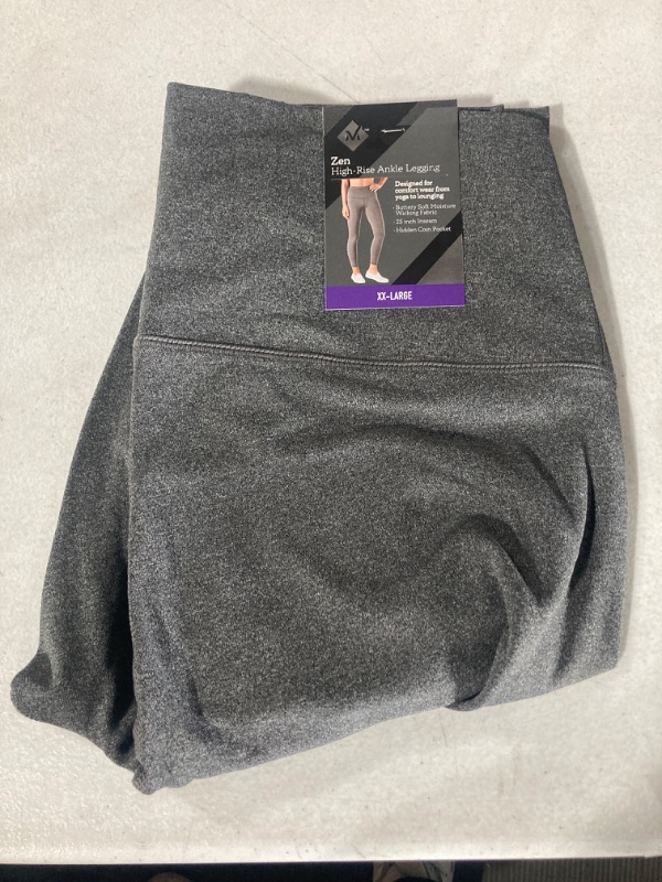 Photo 2 of (READ NOTES) Member's Mark Ladies Zen Ankle Legging Grey XXL
