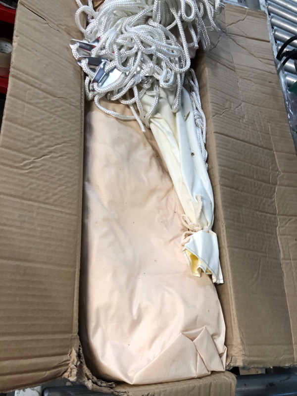 Photo 1 of DANCHEL OUTDOOR 4 Season Waterproof Rain Fly Tarp for Yurt Tent, Portable Glamping Tent Cover Protector Awning Canopy for B5 Bell Tent Camping Accessories Beige(9.8/13/16.4/20ft) For 20ft bell tent Beige Rain Fly Tarp(without Pole)