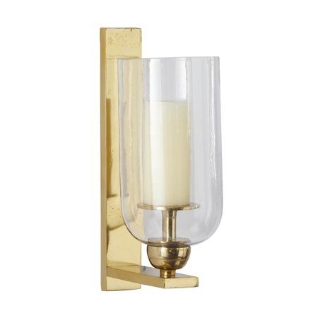 Photo 1 of Monroe Lane Modern Aluminum Wall Sconce, Gold
